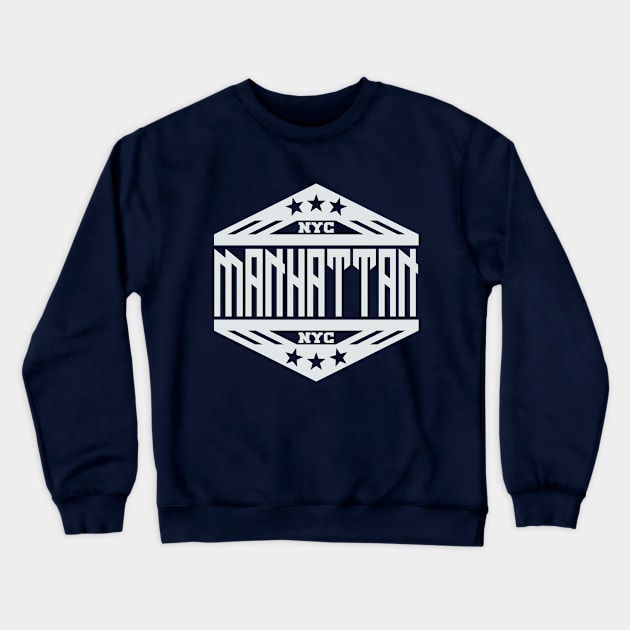 Manhattan Crewneck Sweatshirt by colorsplash